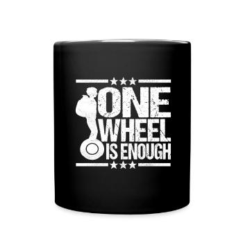 EUC Monowheel - Tasse einfarbig - Schwarz - Vorne