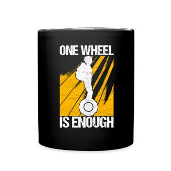 EUC Monowheel - Tasse einfarbig - Schwarz - Vorne