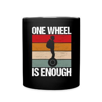 EUC Monowheel - Tasse einfarbig - Schwarz - Vorne