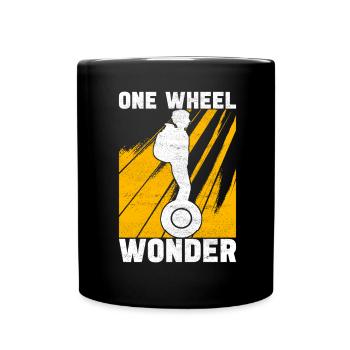 EUC Monowheel - Tasse einfarbig - Schwarz - Vorne