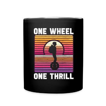 EUC Monowheel - Tasse einfarbig - Schwarz - Vorne