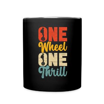 EUC Monowheel - Tasse einfarbig - Schwarz - Vorne