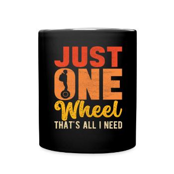 EUC Monowheel - Tasse einfarbig - Schwarz - Vorne