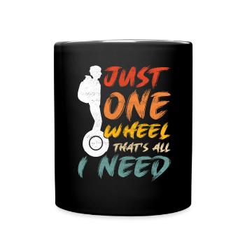EUC Monowheel - Tasse einfarbig - Schwarz - Vorne