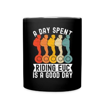 EUC Monowheel - Full Colour Mug - black - Front