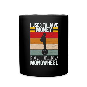 EUC Monowheel - Tasse einfarbig - Schwarz - Vorne