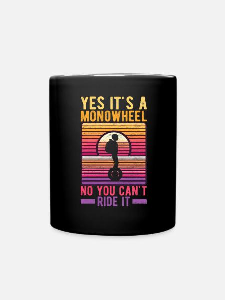 EUC Monowheel - Tasse einfarbig - Schwarz