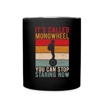 EUC Monowheel - Tasse einfarbig - Schwarz - Vorne