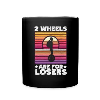 EUC Monowheel - Tasse einfarbig - Schwarz - Vorne