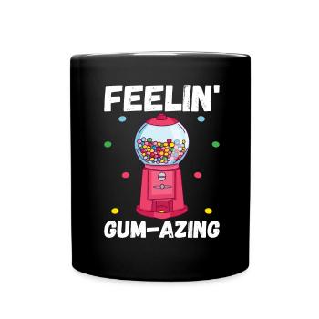 Machine à chewing-gum Machine à chewing-gum - Mug uni - noir - Devant