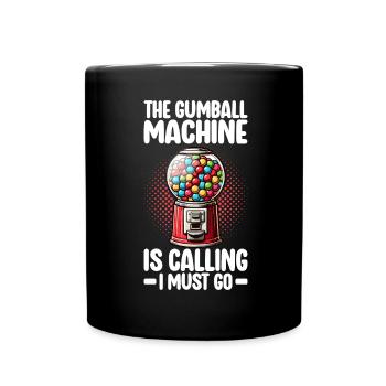 Machine à chewing-gum Machine à chewing-gum - Mug uni - noir - Devant