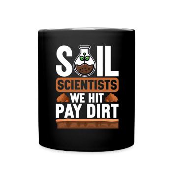 Bodenwissenschaftler Science du sol - Mug uni - noir - Devant