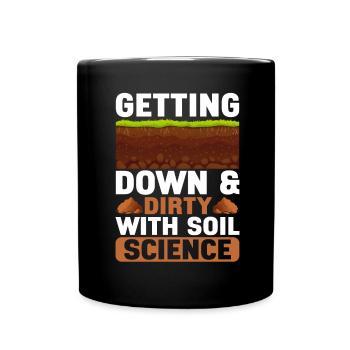 Bodenwissenschaftler Science du sol - Mug uni - noir - Devant
