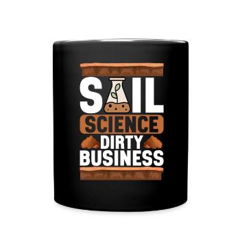 Bodenwissenschaftler Science du sol - Mug uni - noir - Devant