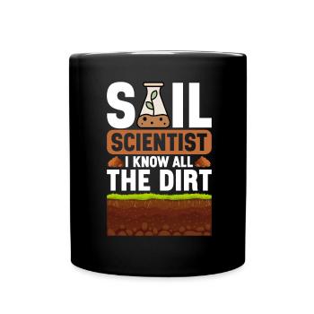 Bodenwissenschaftler Science du sol - Mug uni - noir - Devant