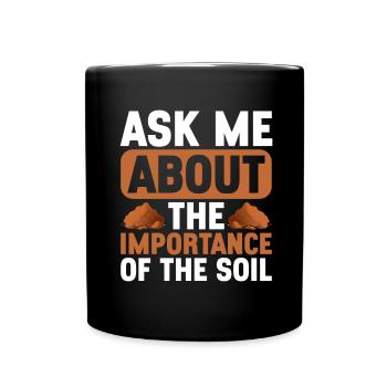 Bodenwissenschaftler Soil Science - Full Colour Mug - black - Front