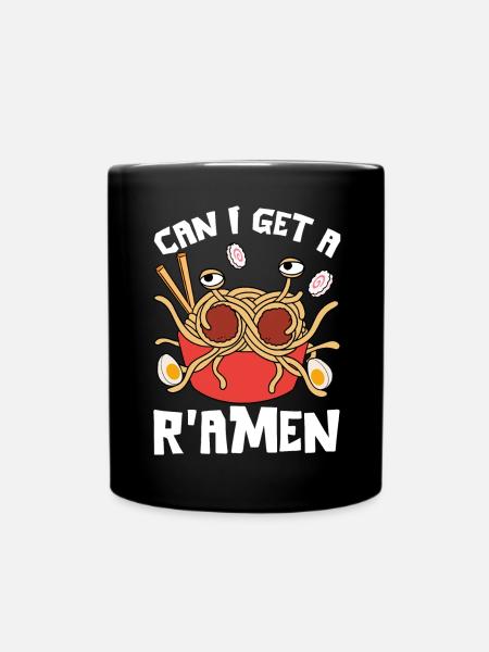 Monstre spaghetti volant FSM - Mug uni - noir
