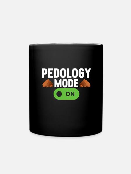 Bodenwissenschaftler Soil Science - Tasse einfarbig - Schwarz