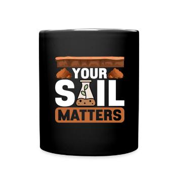 Bodenwissenschaftler Soil Science - Full Colour Mug - black - Front