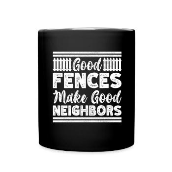 Installateur de clôtures Constructeur de clôtures Installateur de clôtures - Mug uni - noir - Devant