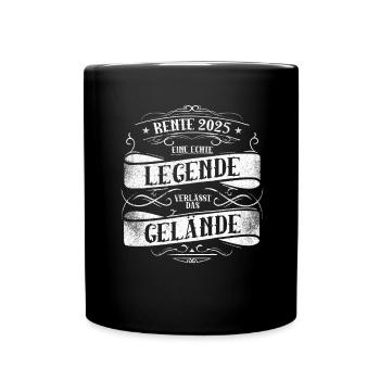 Cadeau Pension Pension Homme Femme Retraité 2025 - Mug uni - noir - Devant