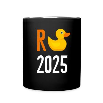 Cadeau Pension Pension Homme Femme Retraité 2025 - Mug uni - noir - Devant
