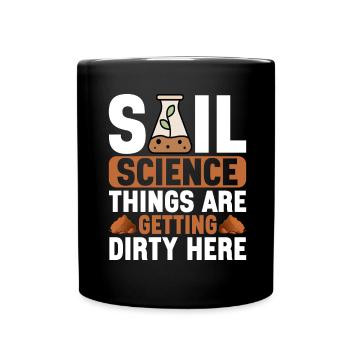 Bodenwissenschaftler Science du sol - Mug uni - noir - Devant