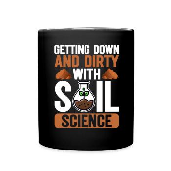 Bodenwissenschaftler Science du sol - Mug uni - noir - Devant