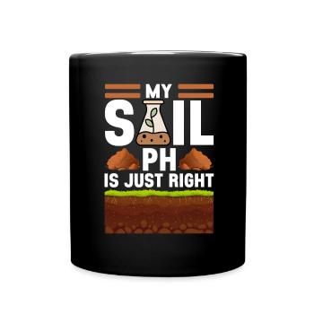 Bodenwissenschaftler Soil Science - Full Colour Mug - black - Front