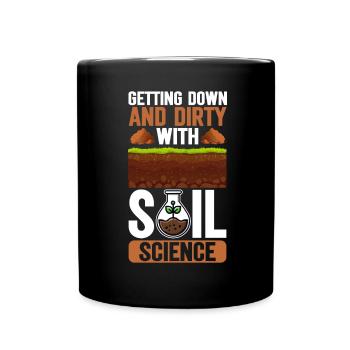 Bodenwissenschaftler Science du sol - Mug uni - noir - Devant
