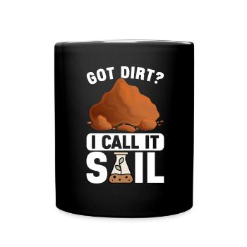 Bodenwissenschaftler Science du sol - Mug uni - noir - Devant