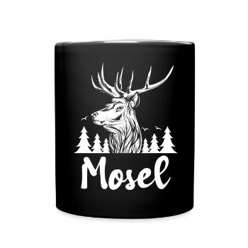 Mosel - Tasse einfarbig - Schwarz - Vorne