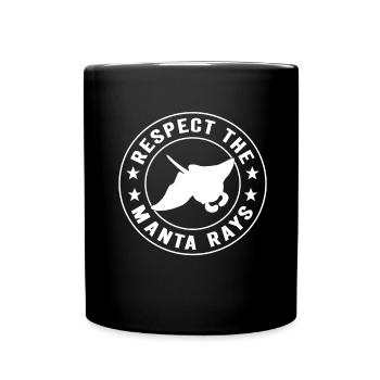 Manta Rays Great Manta Sea Creatures - Full Colour Mug - black - Front