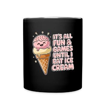 Lactose intolerance Lactose intolerant - Full Colour Mug - black - Front