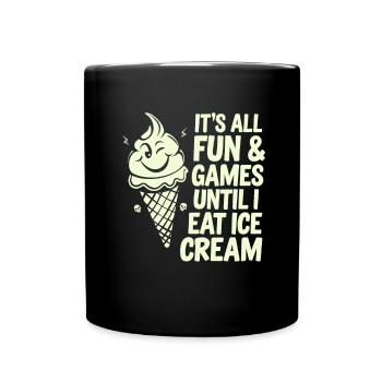 Lactose intolerance Lactose intolerant - Full Colour Mug - black - Front