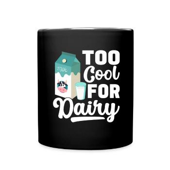 Laktoseintoleranz Laktoseintolerant - Tasse einfarbig - Schwarz - Vorne