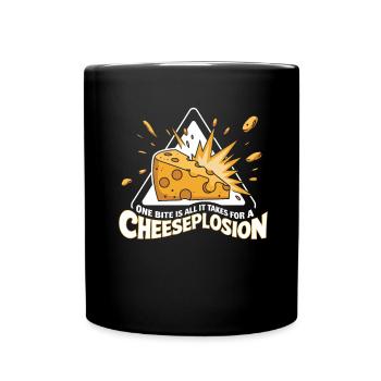Lactose intolerance Lactose intolerant - Full Colour Mug - black - Front