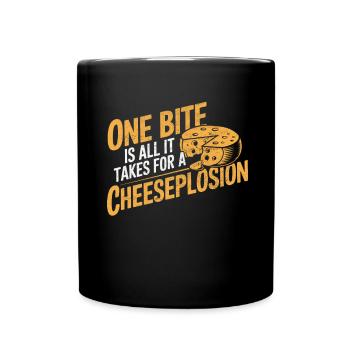 Lactose intolerance Lactose intolerant - Full Colour Mug - black - Front