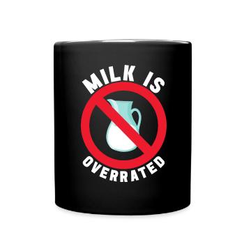 Lactose intolerance Lactose intolerant - Full Colour Mug - black - Front
