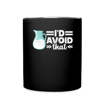 Intolérance au lactose Intolérance au lactose - Mug uni - noir - Devant