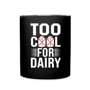 Lactose intolerance Lactose intolerant - Full Colour Mug - black - Front