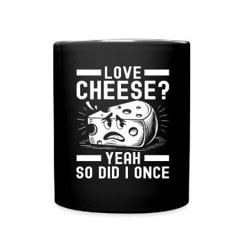 Lactose intolerance Lactose intolerant - Full Colour Mug - black - Front