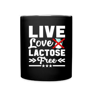 Intolérance au lactose Intolérance au lactose - Mug uni - noir - Devant
