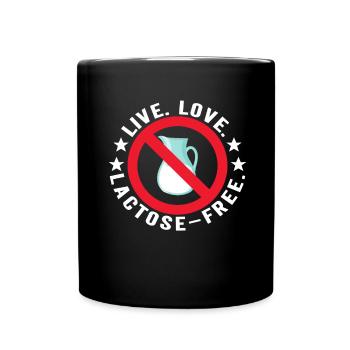 Intolérance au lactose Intolérance au lactose - Mug uni - noir - Devant