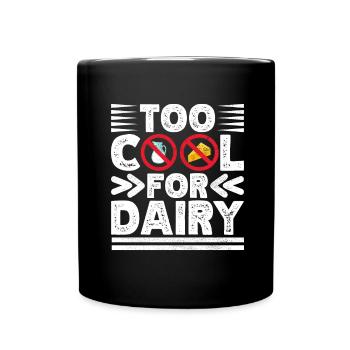 Laktoseintoleranz Laktoseintolerant - Tasse einfarbig - Schwarz - Vorne