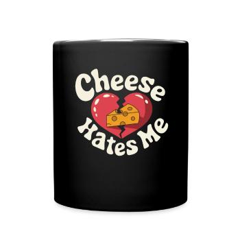 Lactose intolerance Lactose intolerant - Full Colour Mug - black - Front