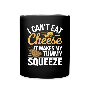 Lactose intolerance Lactose intolerant - Full Colour Mug - black - Front