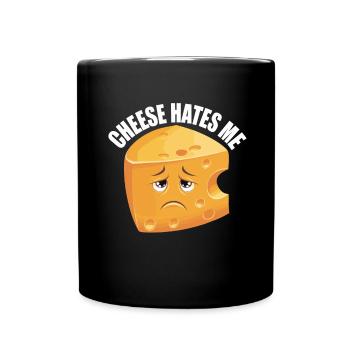Lactose intolerance Lactose intolerant - Full Colour Mug - black - Front