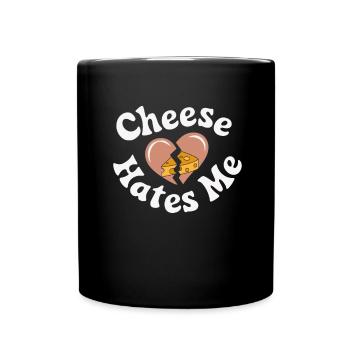 Lactose intolerance Lactose intolerant - Full Colour Mug - black - Front