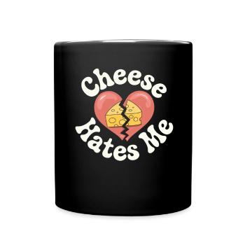 Lactose intolerance Lactose intolerant - Full Colour Mug - black - Front